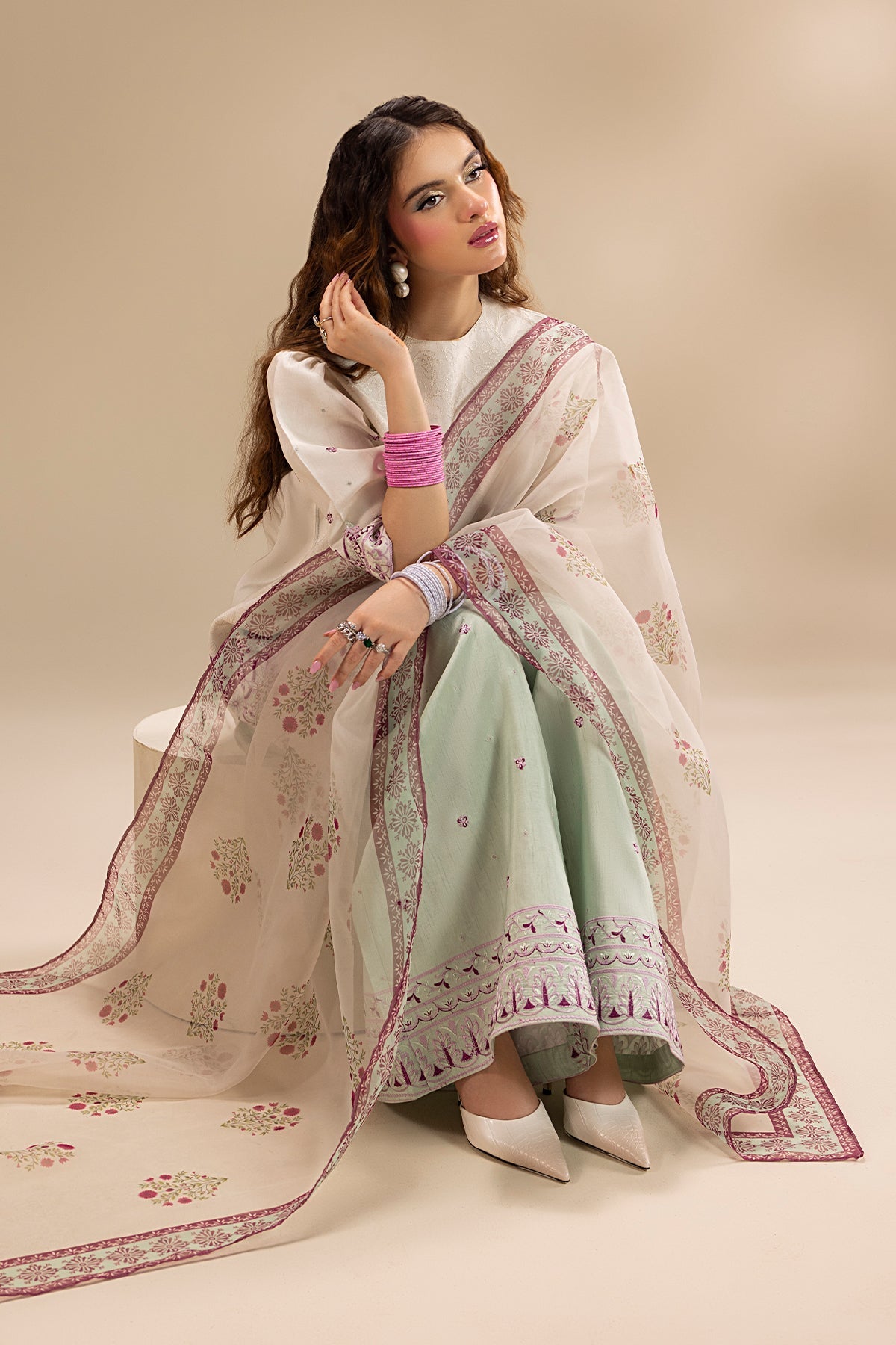 Erum Khan | Lillia Summer Edit | Pearl Blush
