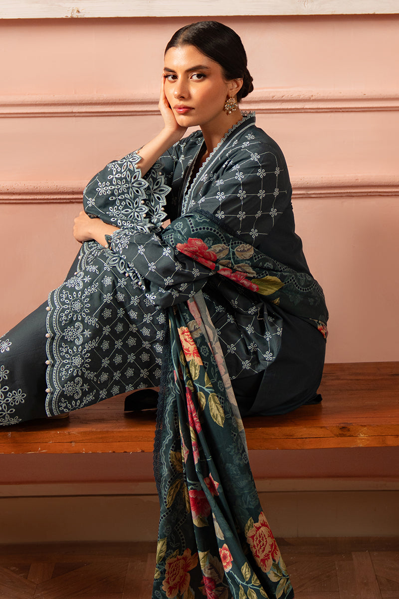 Cross Stitch | Cambric Lawn 24 | AZURE SERENITY