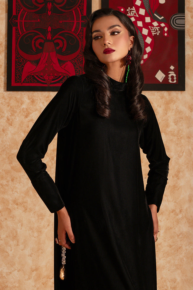 Fozia Khalid | Velvet Deck | Shadow - Official Fozia Khalid - Agha Fabrics UK