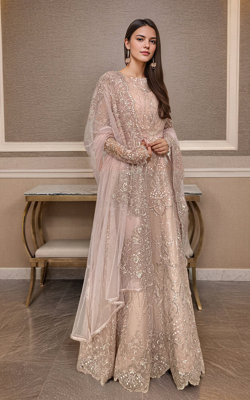 Threads and Motifs | Formal Dresses 25 | Net Embroidered Maxi