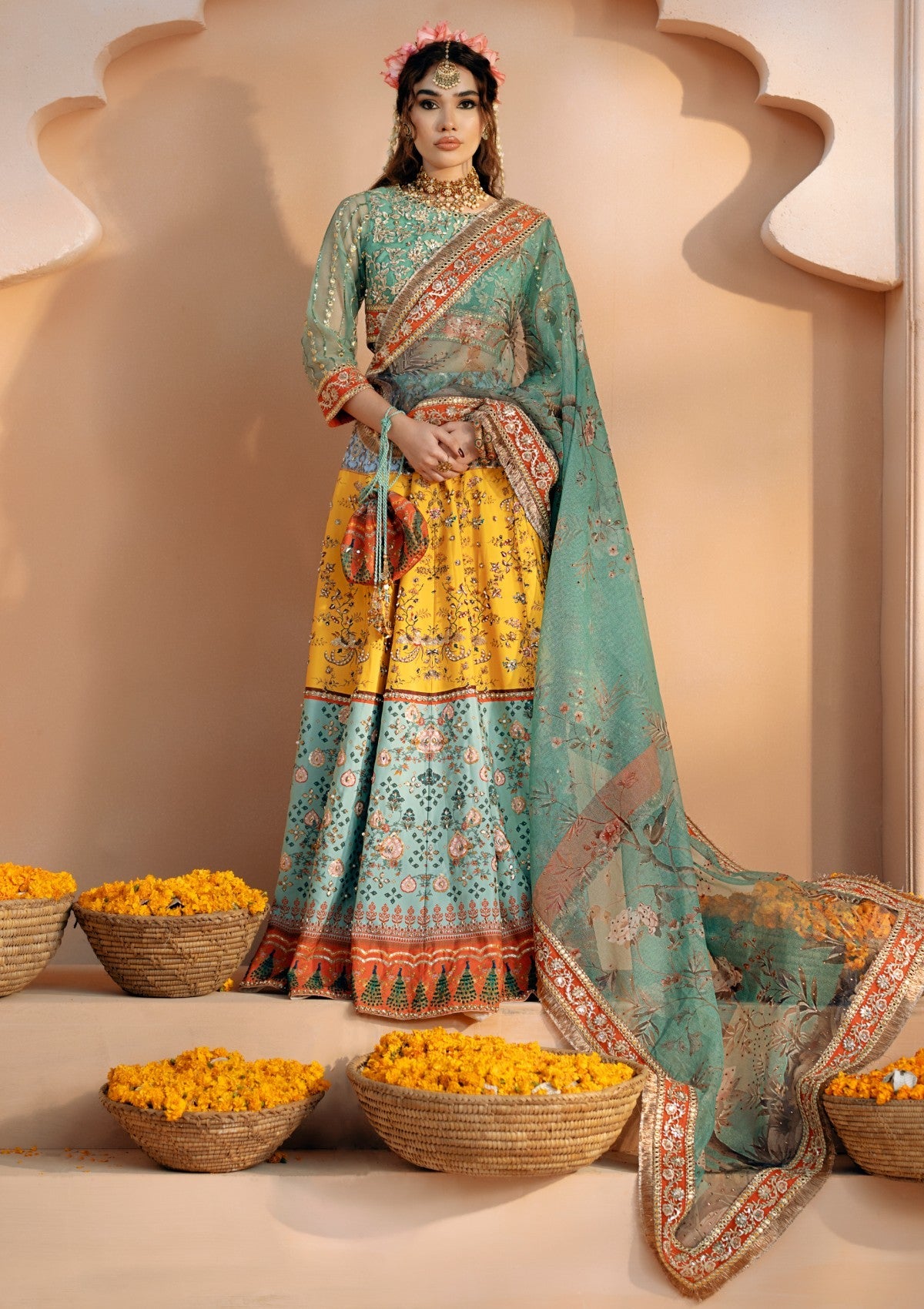 Pret - Fozia Khalid - Chamakh Dhamakh - Wedding Festivity - Shagun