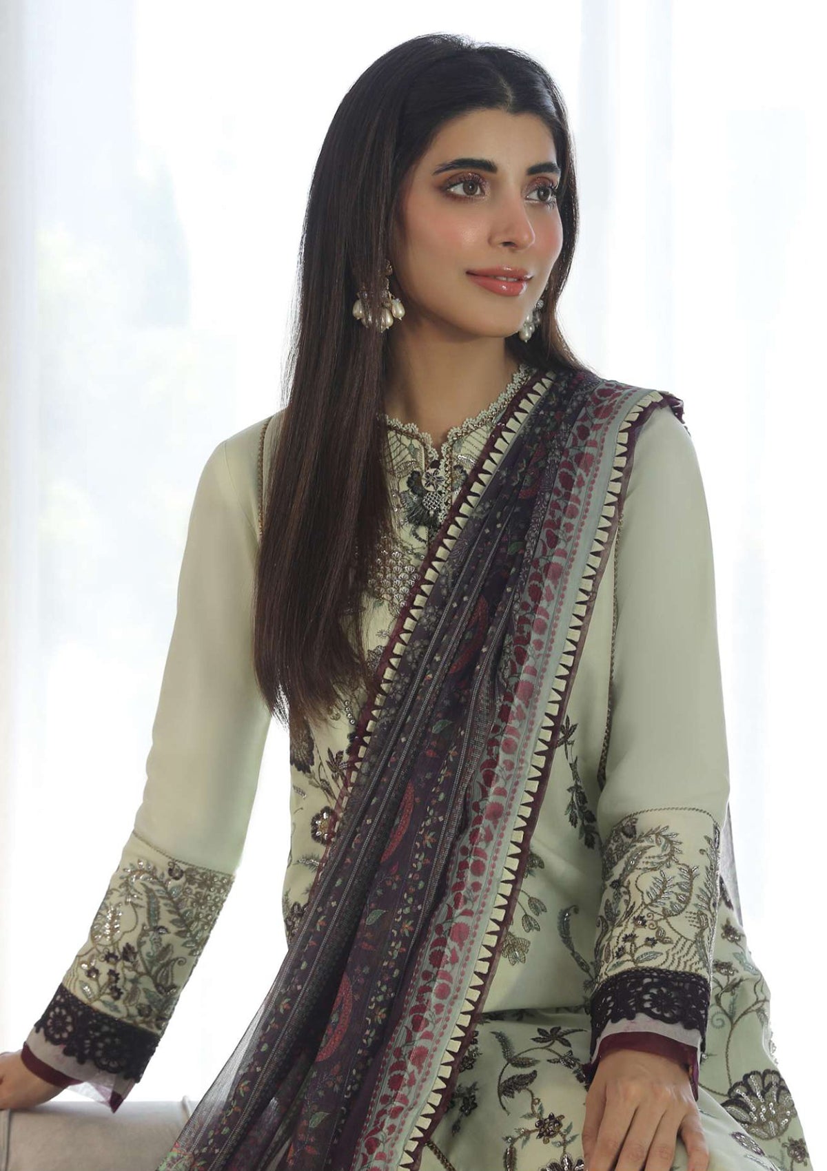 Lawn Collection - Asim Jofa - Aira - AJAI#10 - Official Asim Jofa - Agha Fabrics UK