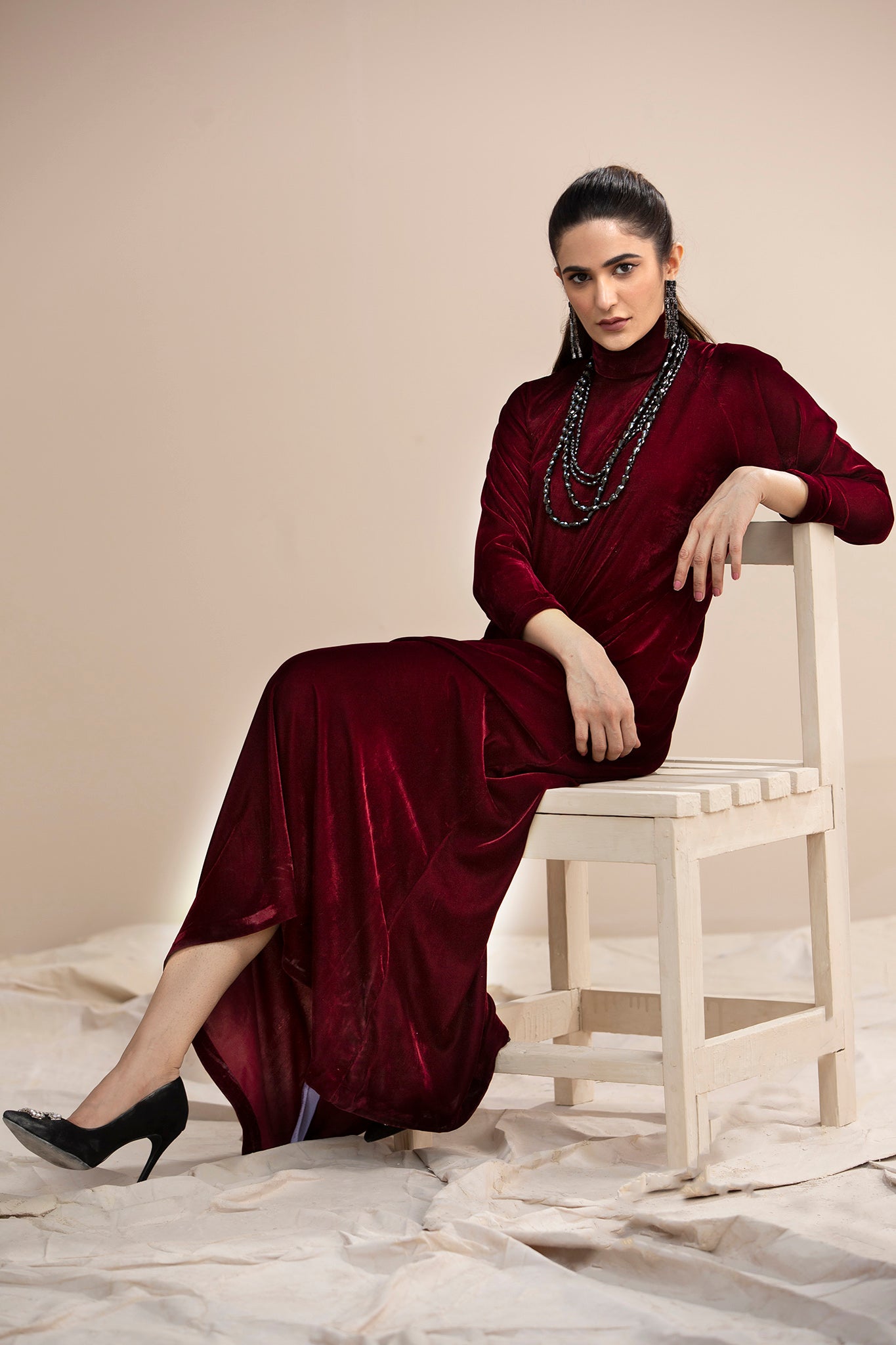 Hana | Mavi Velvets | VLT012 - Official Hana - Agha Fabrics UK