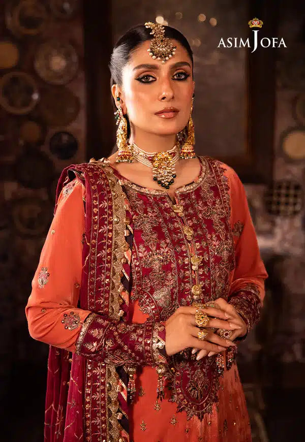 Asim Jofa | Makhmal Wedding Velvet 23 | AJMM-01 - Official Asim Jofa - Agha Fabrics UK