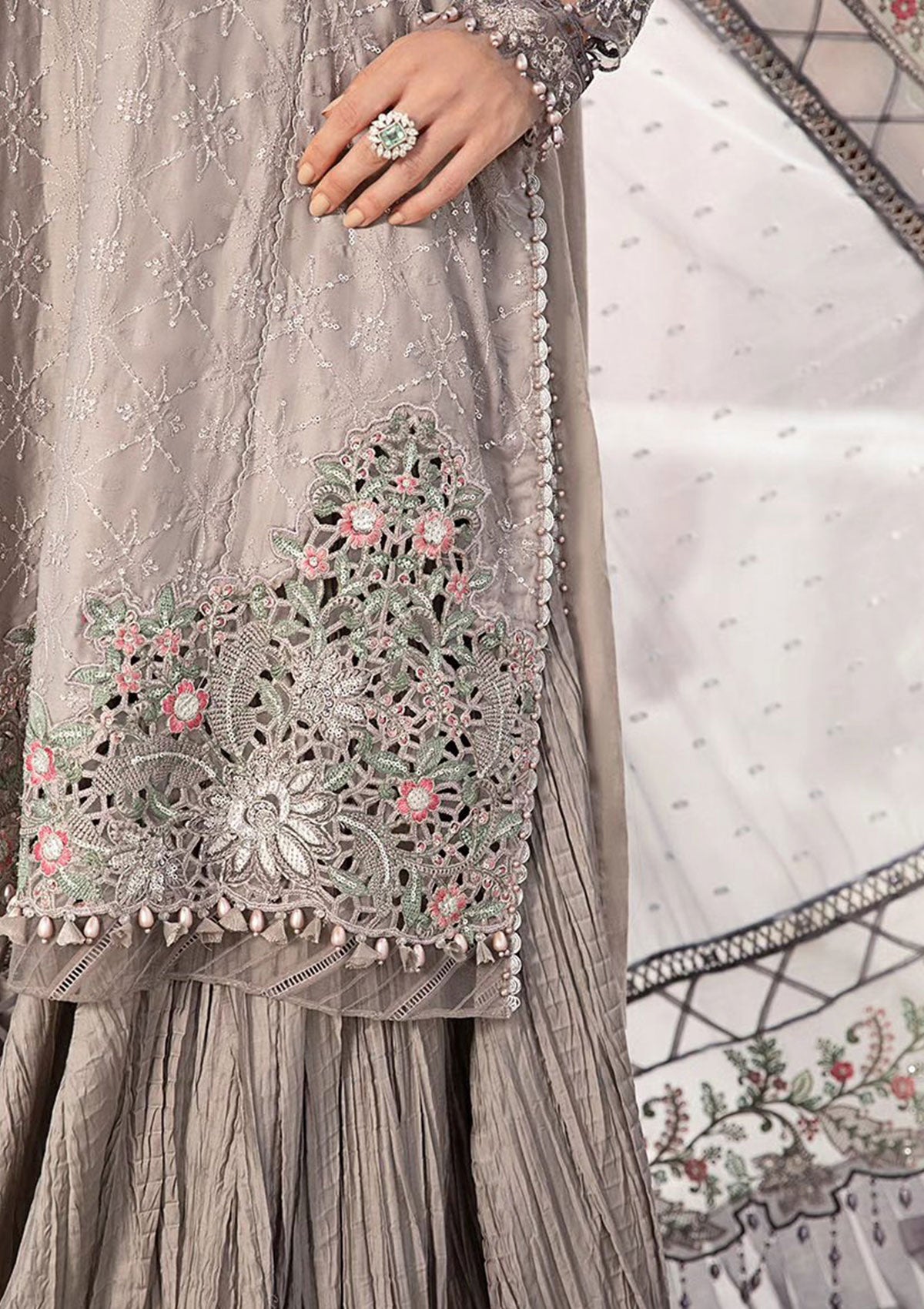 Formal Collection - Maria B - Sateen - Fall - MSF#07 - Official Maria B - Agha Fabrics UK