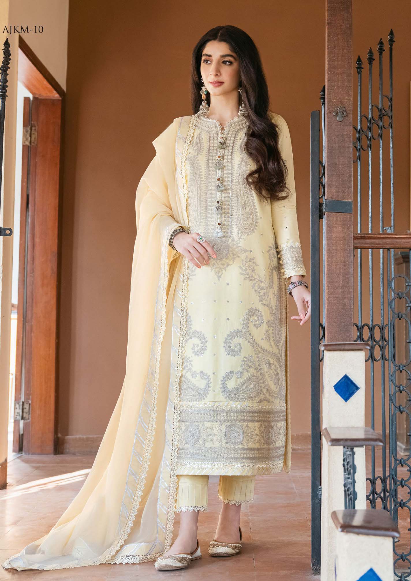 Festive Collection - Asim Jofa - Eid Festive - AJKM-10 - Official Asim Jofa - Agha Fabrics UK