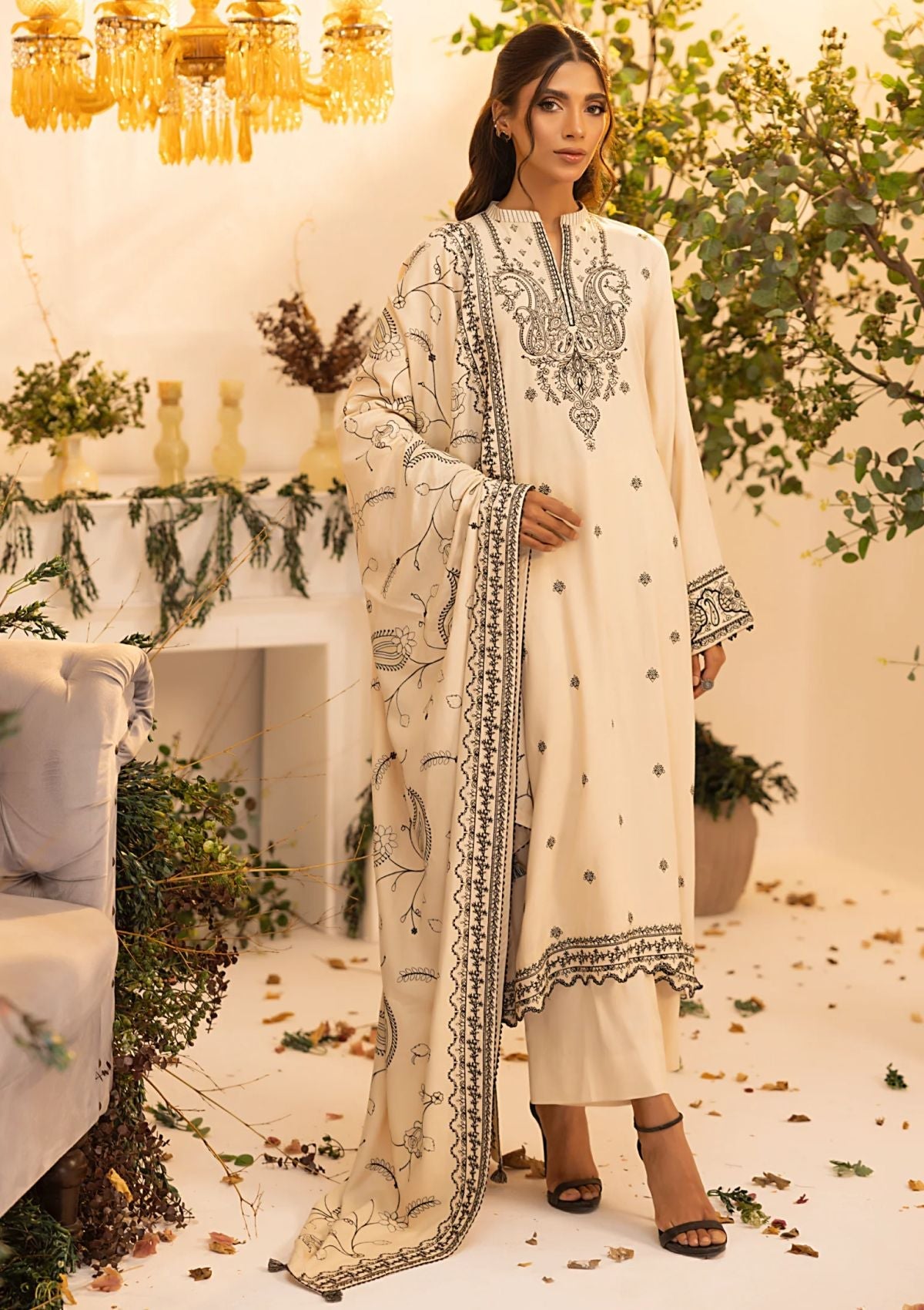 Winter Collection - Lakhany - Cashmi Wool - LCW24#LG-SK-0238 - Official Lakhany - Agha Fabrics UK