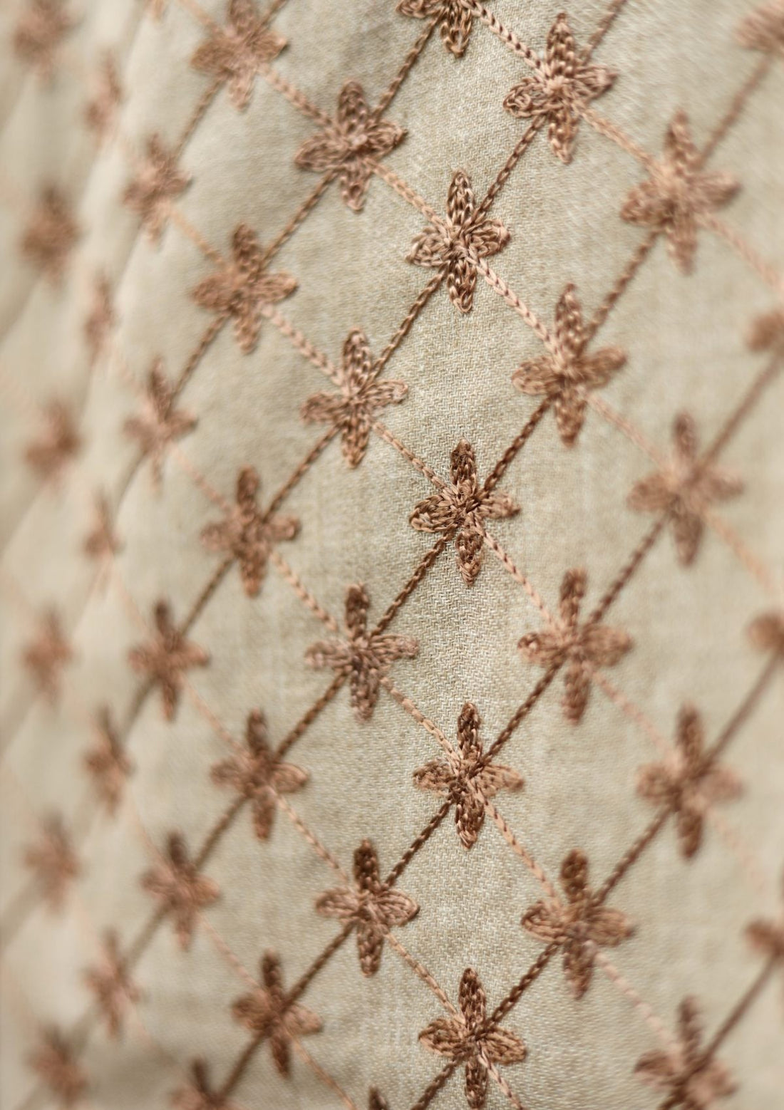 Ari Work Wool Shawl D - 29 - Skin - Official Shawls Niche - Agha Fabrics UK