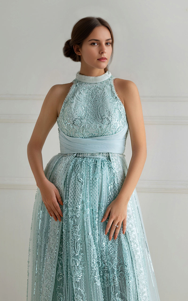 Threads and Motifs | Formal Dresses 25 | Net Embroidered Maxi