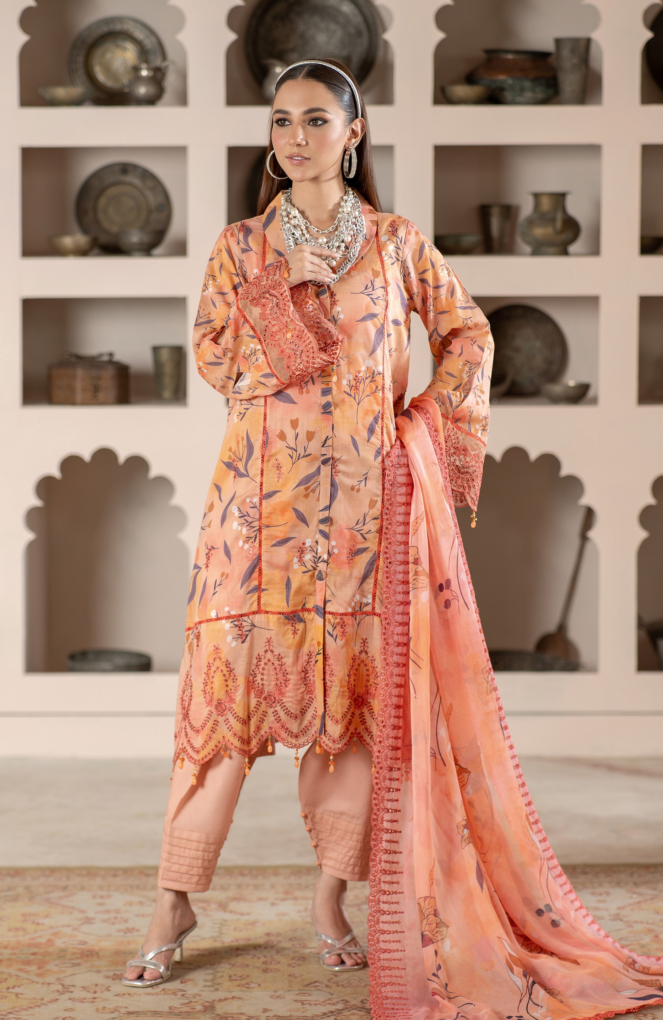 Al Zohaib | Sunshine Bloom Premium Lawn 25 | -SBP-25-11 - Official Al Zohaib - Agha Fabrics UK