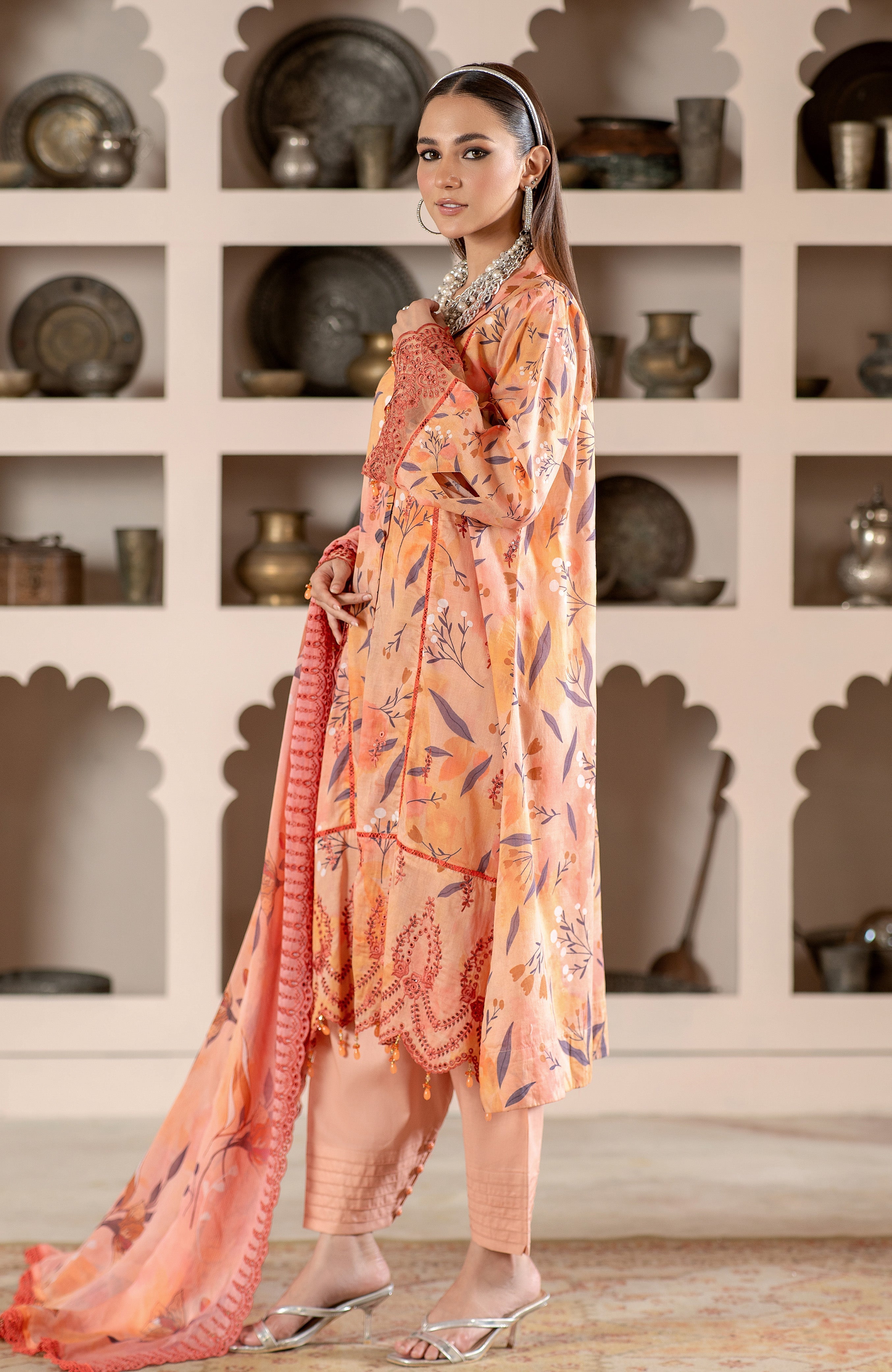 Al Zohaib | Sunshine Bloom Premium Lawn 25 | -SBP-25-11 - Official Al Zohaib - Agha Fabrics UK