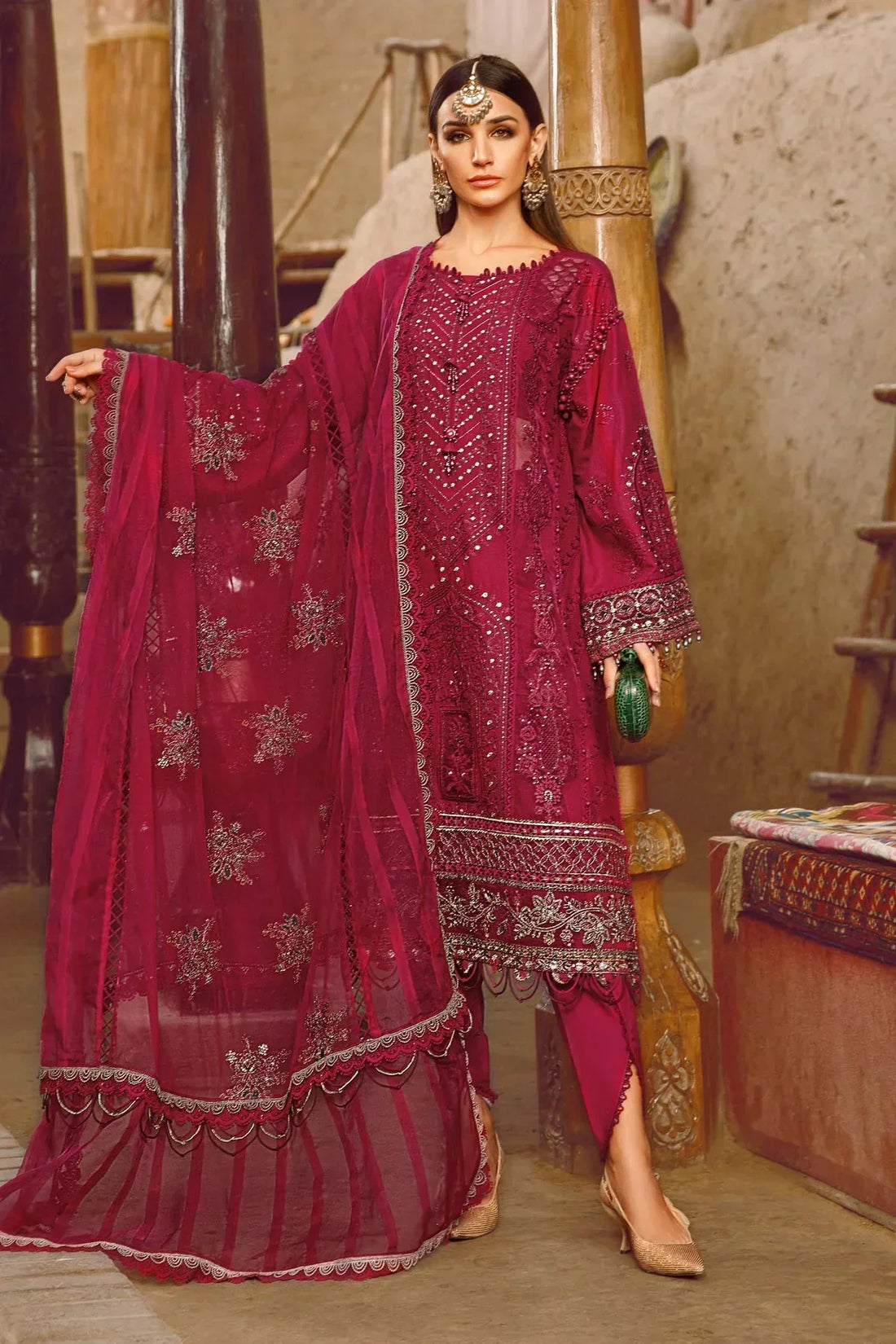 Maria B | Luxury Lawn | D-2311-B -  Maria B Luxury -  Agha Fabrics