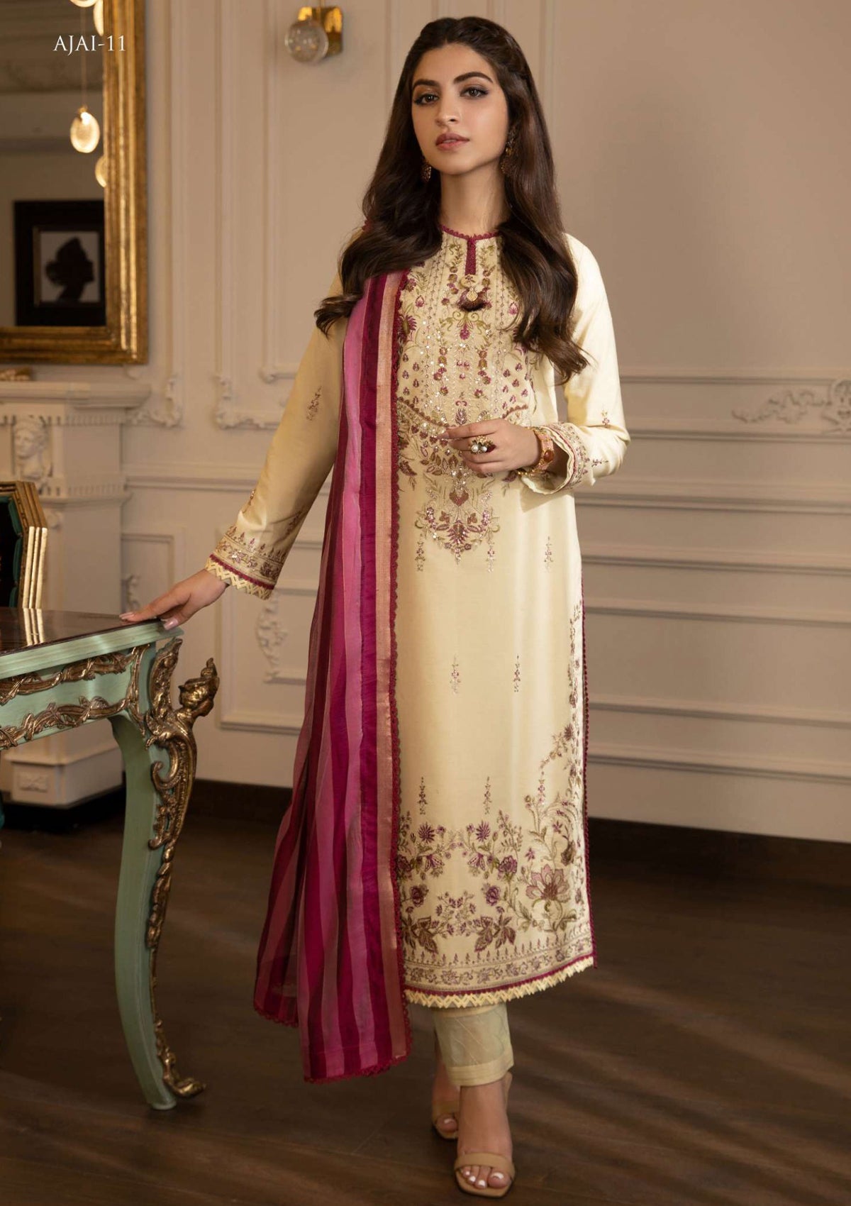 Lawn Collection - Asim Jofa - Aira - AJAI#11 - Official Asim Jofa - Agha Fabrics UK
