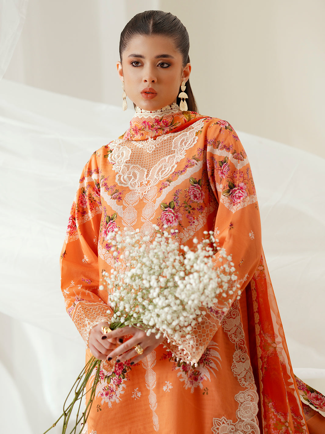 Bin Ilyas | Eres Bonita Viscose 25 | 1101-A - Official Bin Ilyas - Agha Fabrics UK