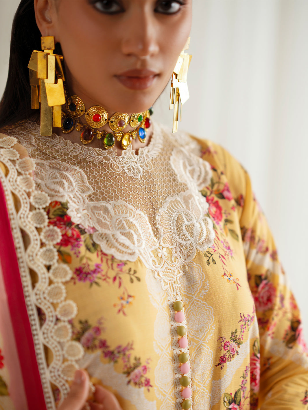 Bin Ilyas | Eres Bonita Viscose 25 | 1101-B - Official Bin Ilyas - Agha Fabrics UK