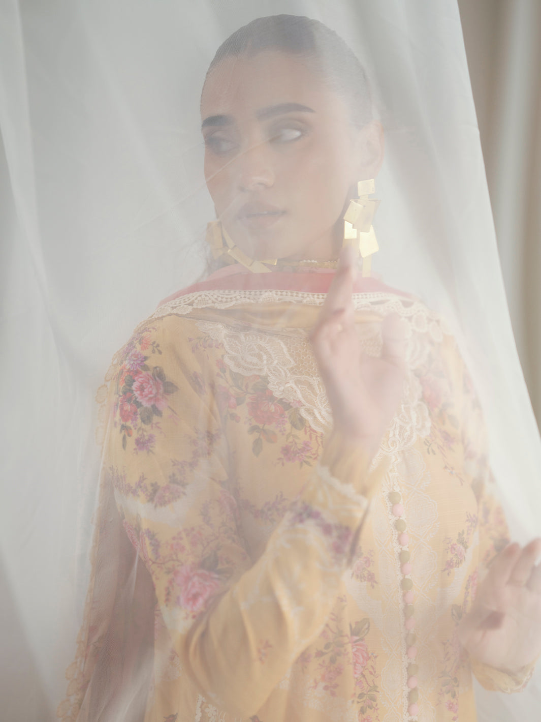 Bin Ilyas | Eres Bonita Viscose 25 | 1101-B - Official Bin Ilyas - Agha Fabrics UK