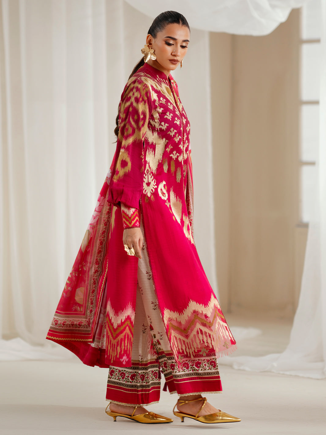 Bin Ilyas | Eres Bonita Viscose 25 | 1102-A - Official Bin Ilyas - Agha Fabrics UK