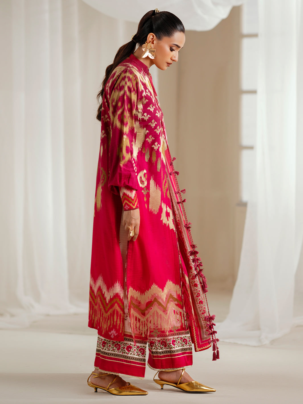 Bin Ilyas | Eres Bonita Viscose 25 | 1102-A - Official Bin Ilyas - Agha Fabrics UK