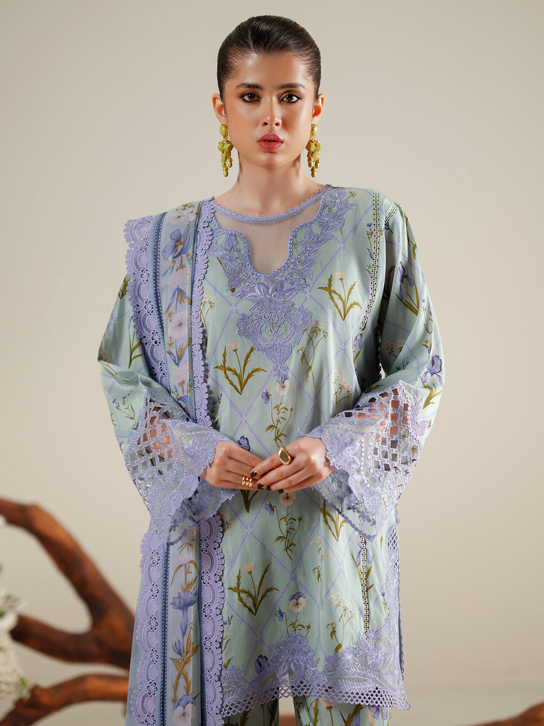 Bin Ilyas | Eres Bonita Viscose 25 | 1103-A - Official Bin Ilyas - Agha Fabrics UK
