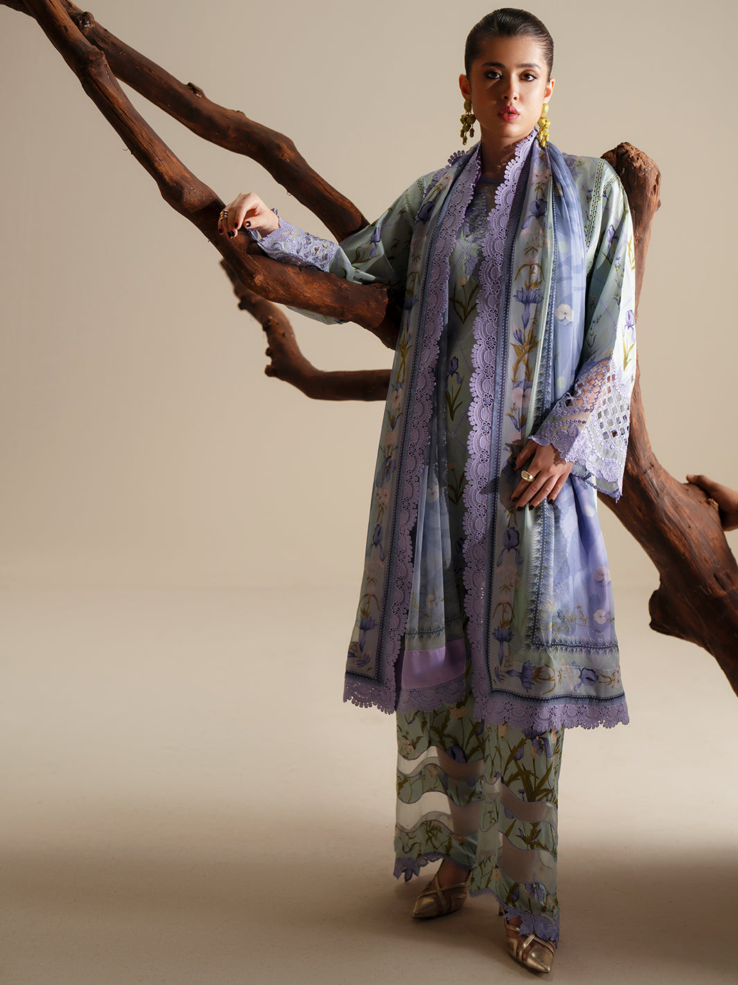 Bin Ilyas | Eres Bonita Viscose 25 | 1103-A - Official Bin Ilyas - Agha Fabrics UK