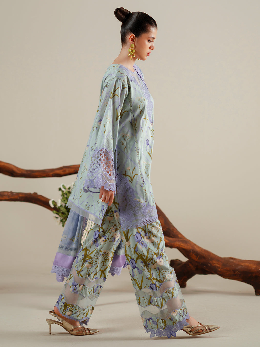 Bin Ilyas | Eres Bonita Viscose 25 | 1103-A - Official Bin Ilyas - Agha Fabrics UK