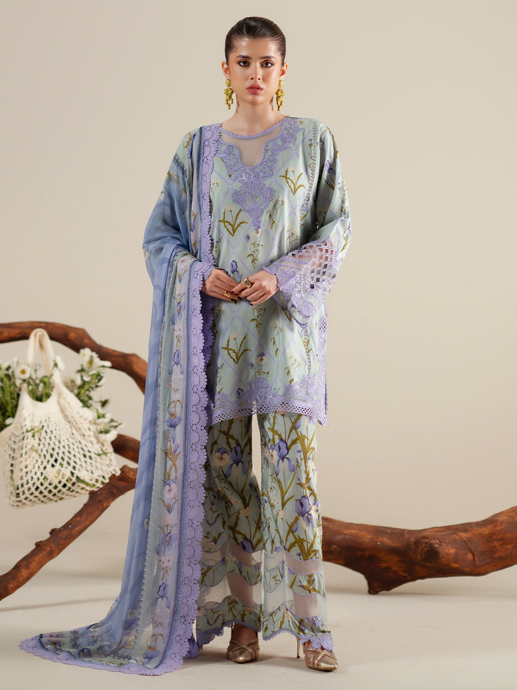 Bin Ilyas | Eres Bonita Viscose 25 | 1103-A - Official Bin Ilyas - Agha Fabrics UK