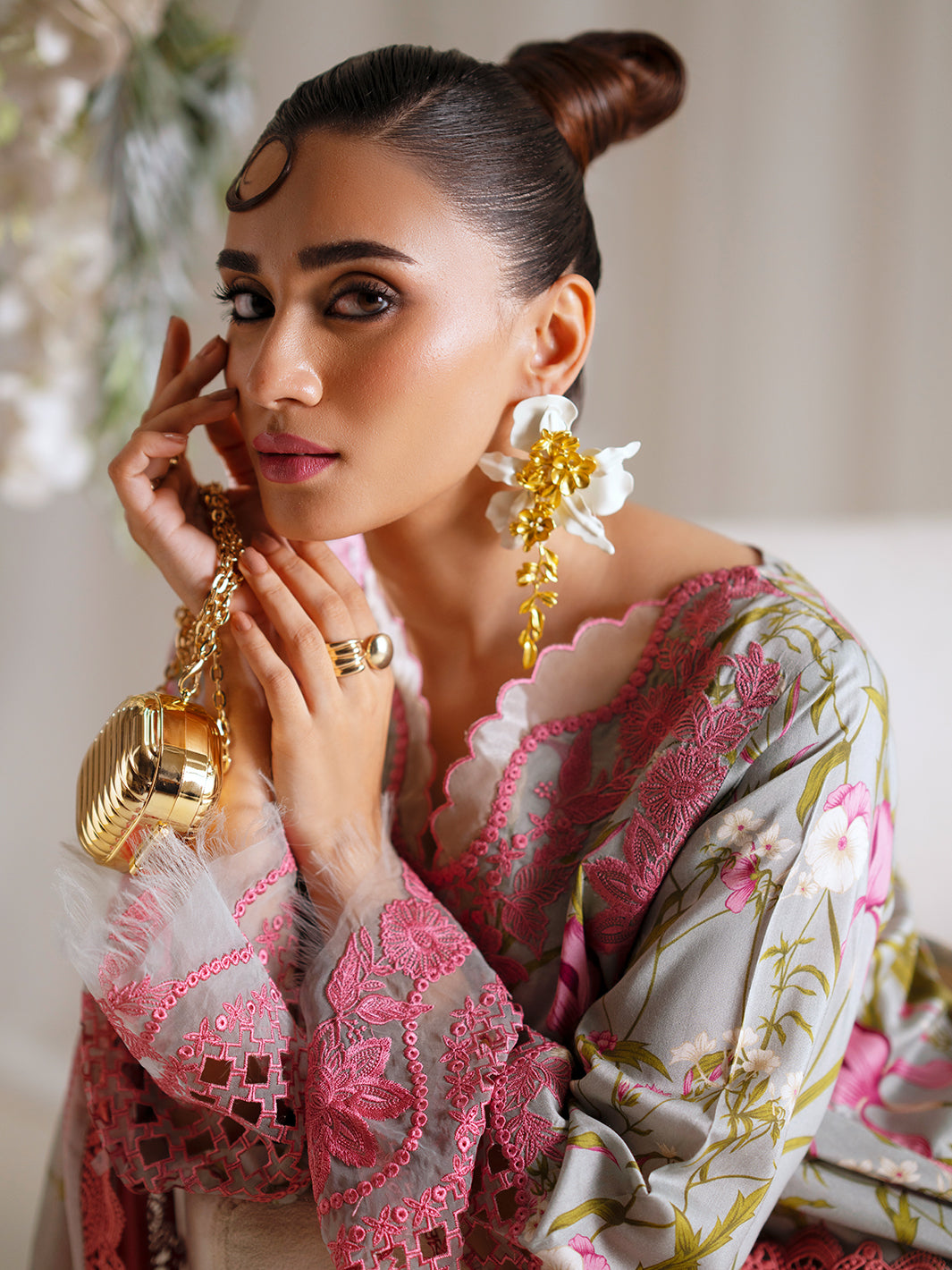 Bin Ilyas | Eres Bonita Viscose 25 | 1103-B - Official Bin Ilyas - Agha Fabrics UK