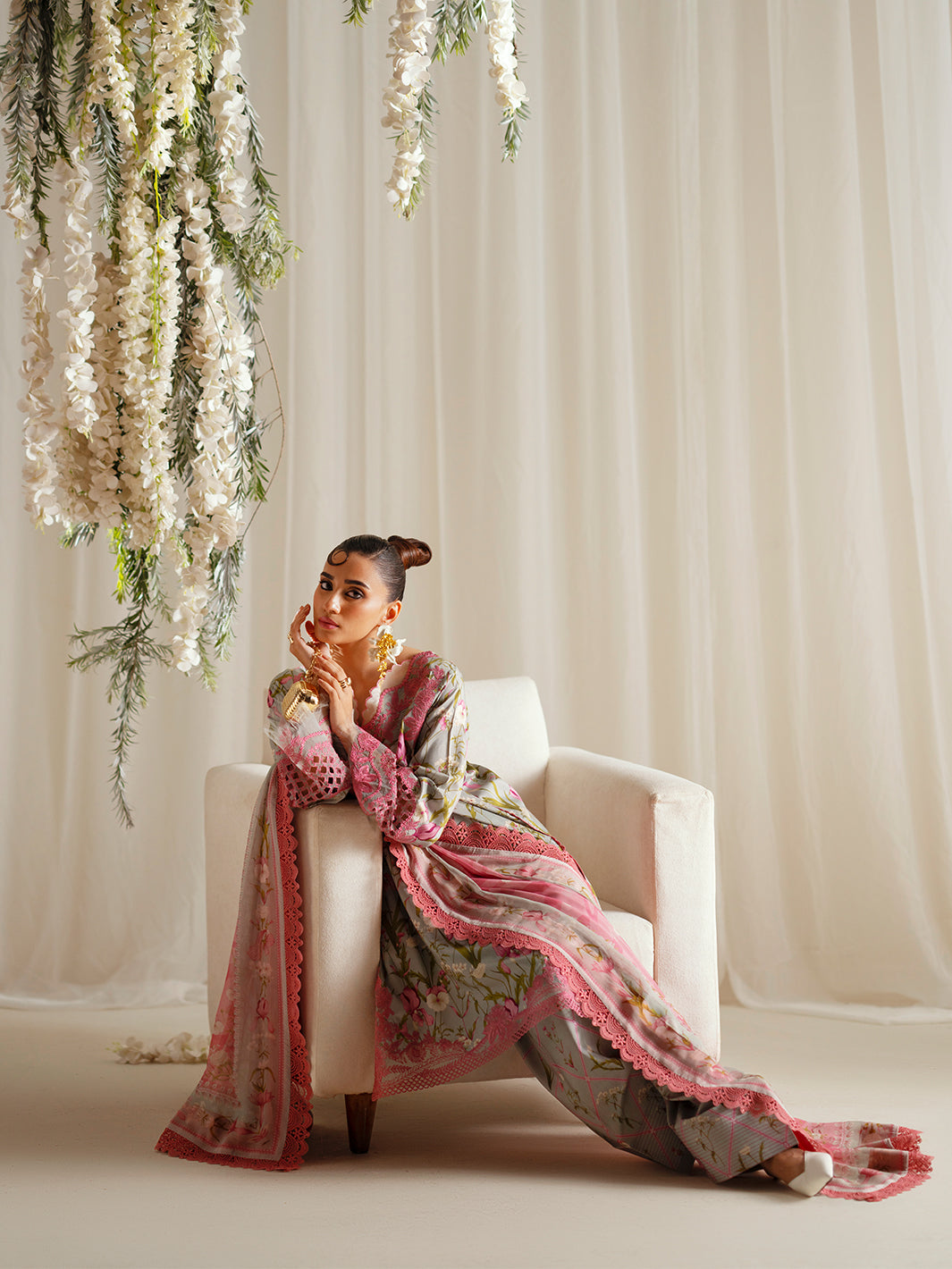 Bin Ilyas | Eres Bonita Viscose 25 | 1103-B - Official Bin Ilyas - Agha Fabrics UK