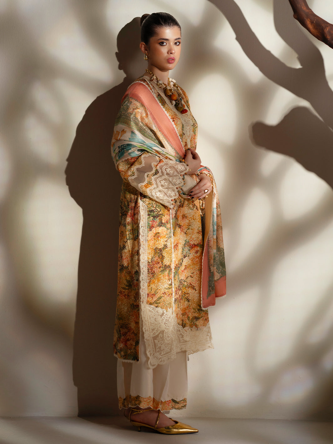 Bin Ilyas | Eres Bonita Viscose 25 | 1104-A - Official Bin Ilyas - Agha Fabrics UK