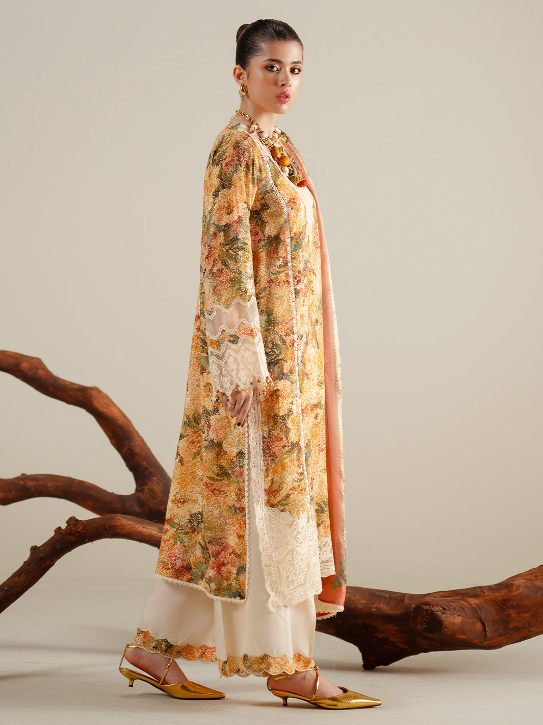 Bin Ilyas | Eres Bonita Viscose 25 | 1104-A - Official Bin Ilyas - Agha Fabrics UK