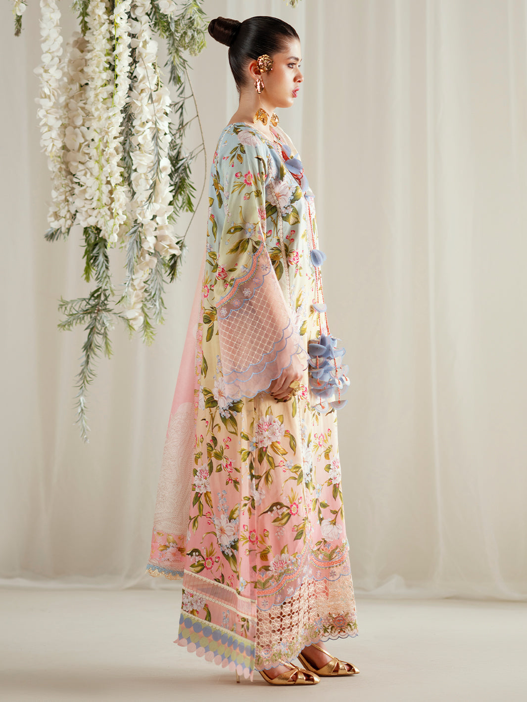 Bin Ilyas | Eres Bonita Viscose 25 | 1105-A - Official Bin Ilyas - Agha Fabrics UK