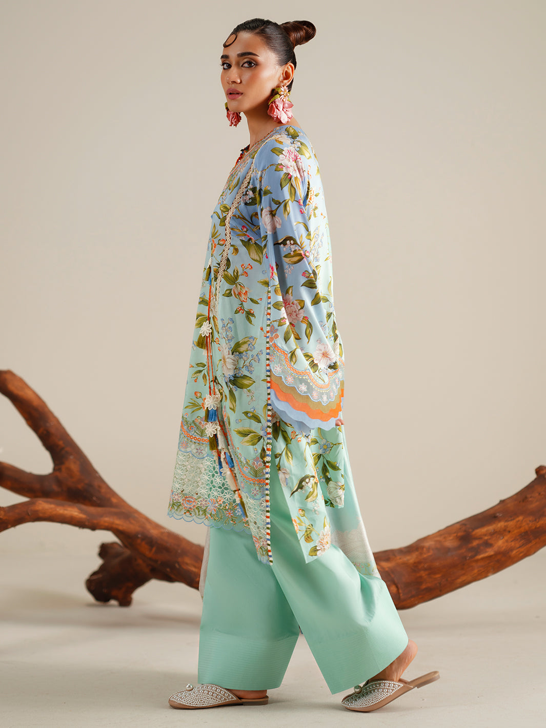 Bin Ilyas | Eres Bonita Viscose 25 | 1105-B - Official Bin Ilyas - Agha Fabrics UK