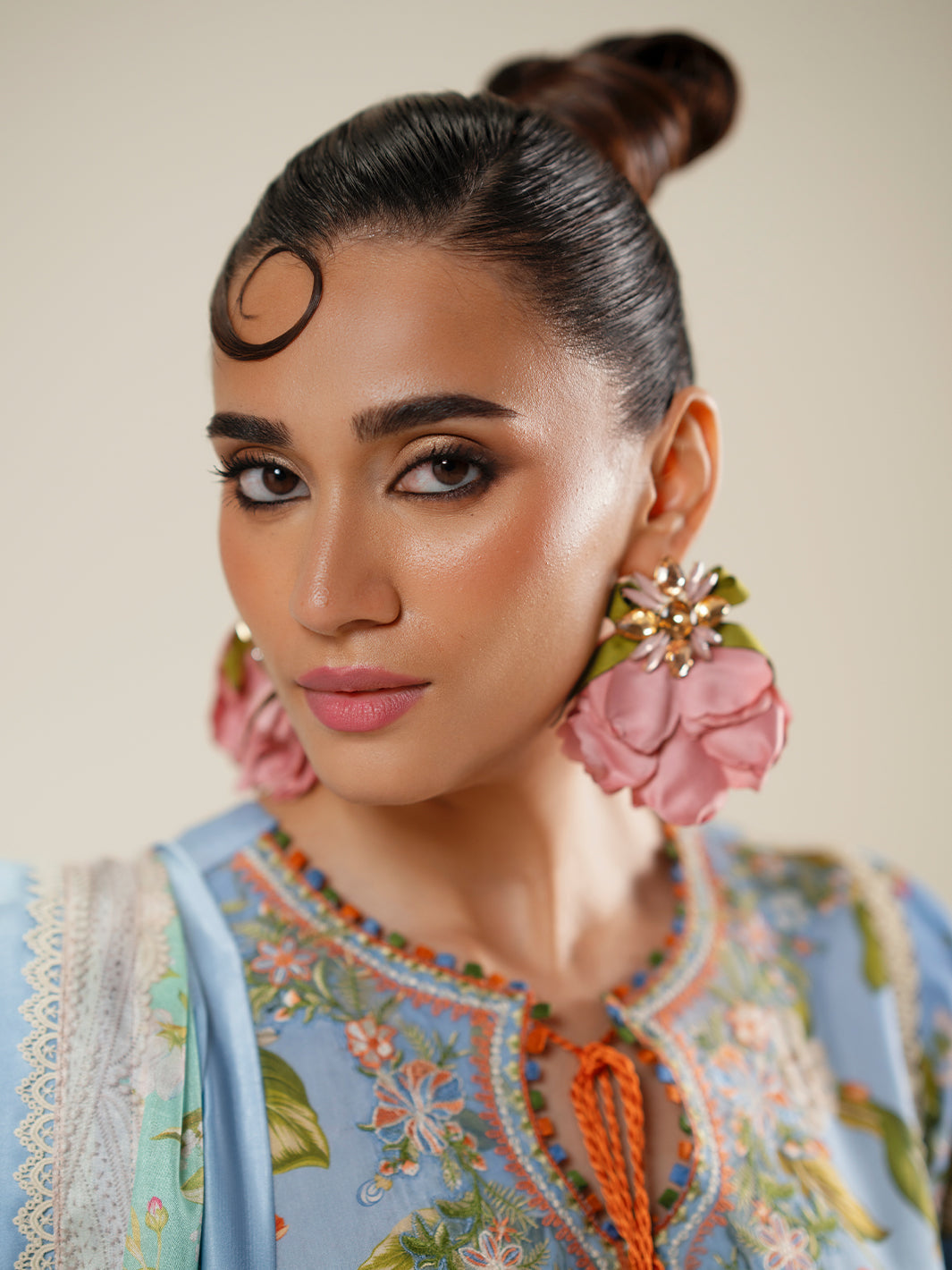 Bin Ilyas | Eres Bonita Viscose 25 | 1105-B - Official Bin Ilyas - Agha Fabrics UK