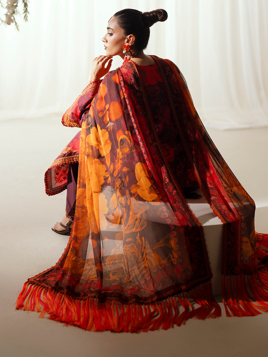 Bin Ilyas | Eres Bonita Viscose 25 | 1106-A - Official Bin Ilyas - Agha Fabrics UK