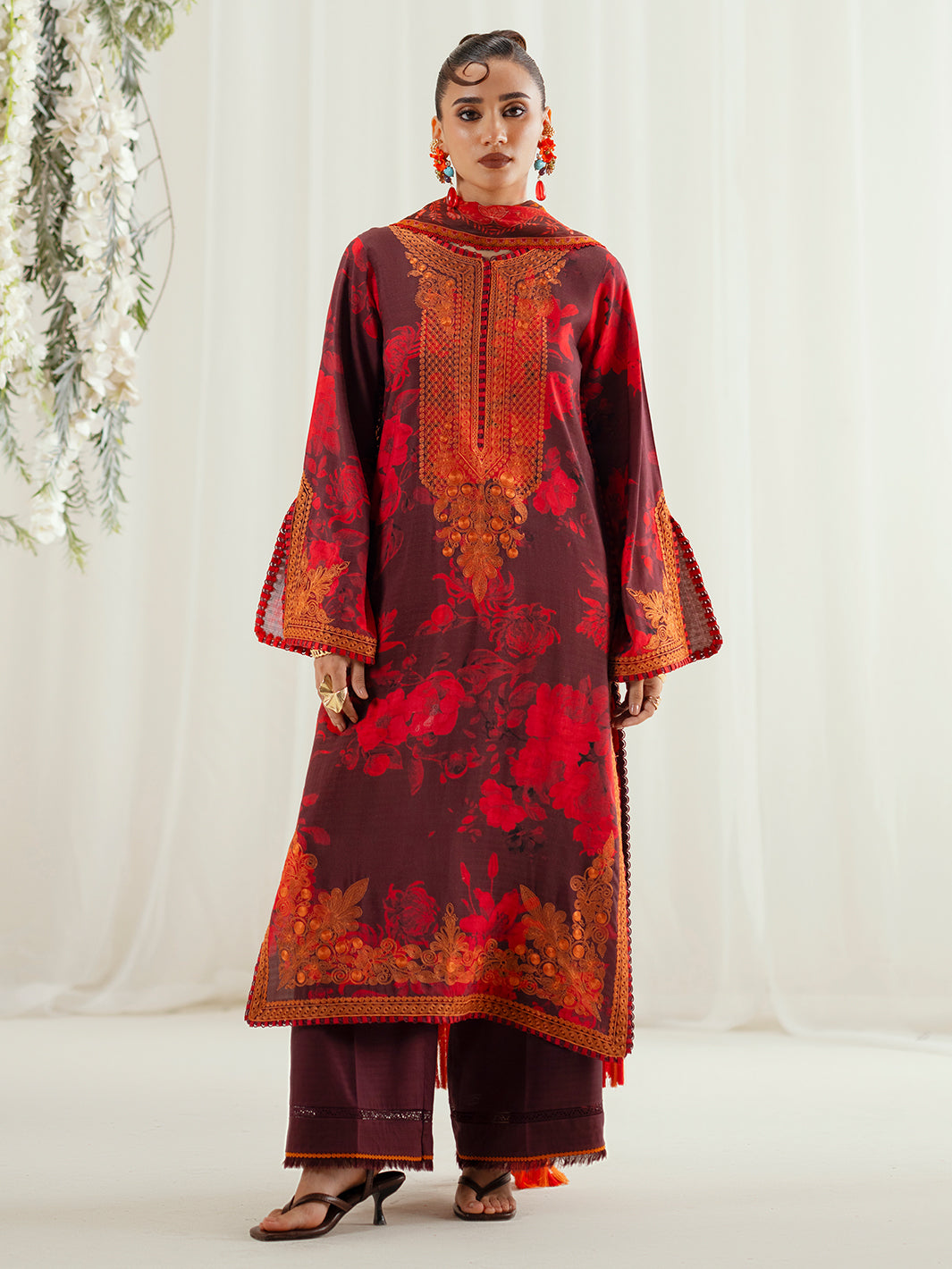 Bin Ilyas | Eres Bonita Viscose 25 | 1106-A - Official Bin Ilyas - Agha Fabrics UK