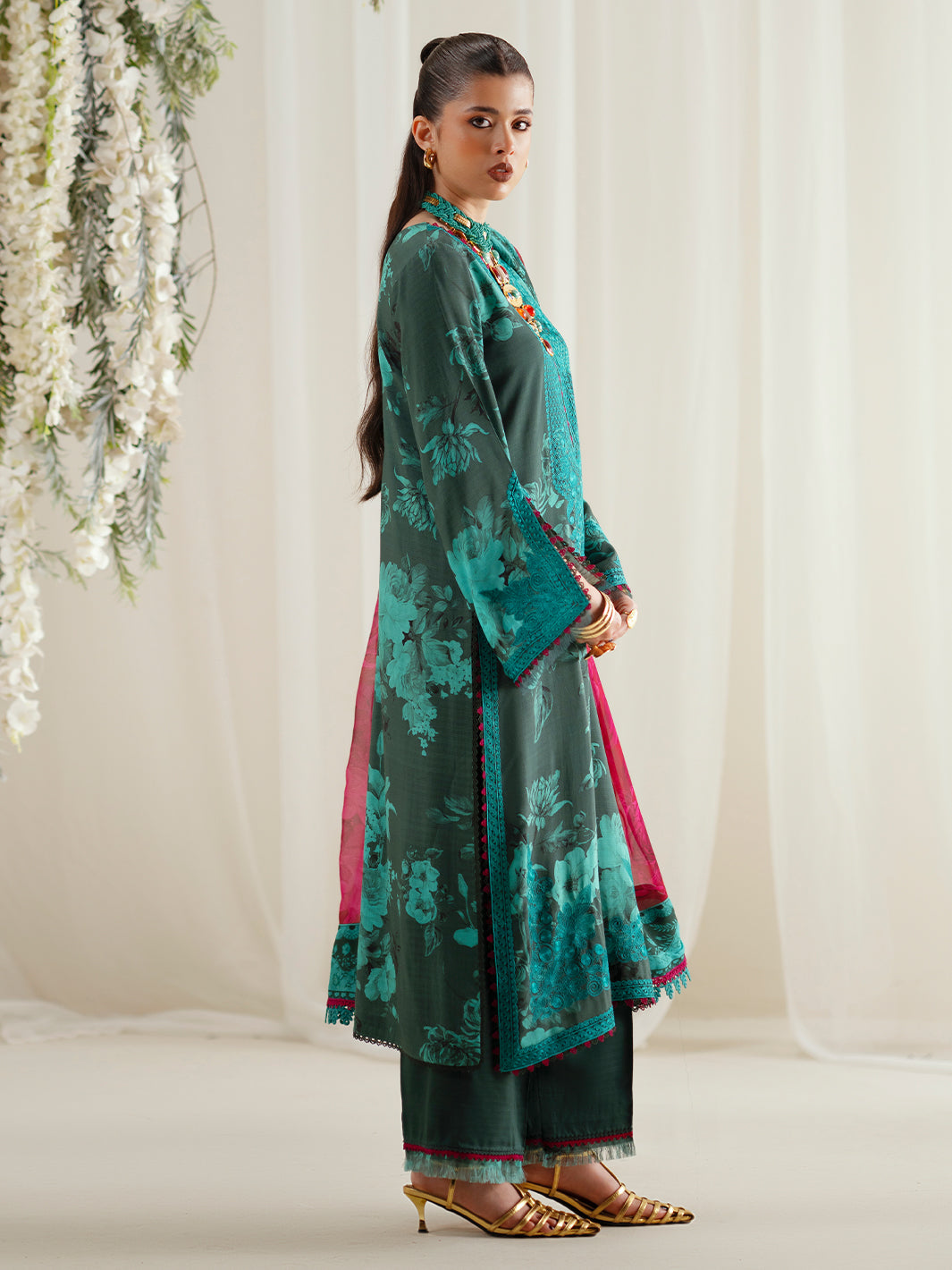 Bin Ilyas | Eres Bonita Viscose 25 | 1106-B - Official Bin Ilyas - Agha Fabrics UK