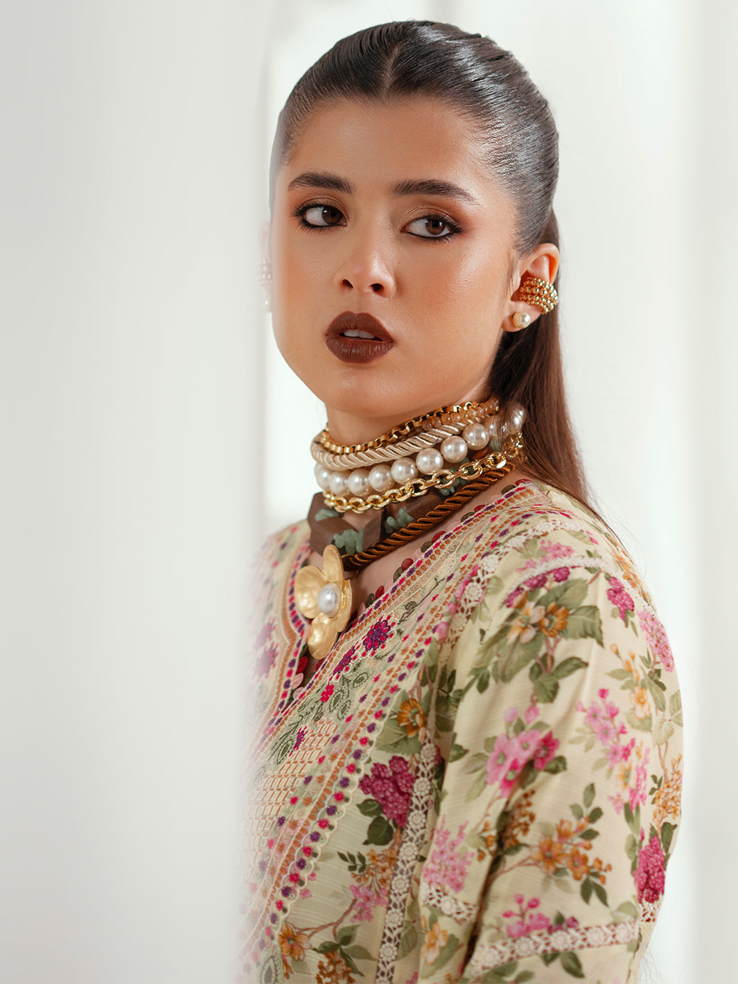 Bin Ilyas | Eres Bonita Viscose 25 | 1107-A - Official Bin Ilyas - Agha Fabrics UK