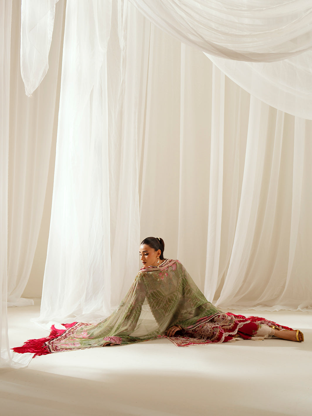 Bin Ilyas | Eres Bonita Viscose 25 | 1107-B - Official Bin Ilyas - Agha Fabrics UK