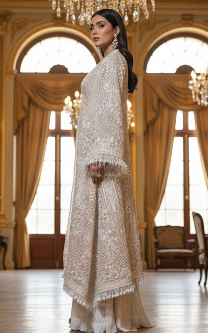 Threads and Motifs | Formal Dresses 25 | Organza Embroidered Jacket