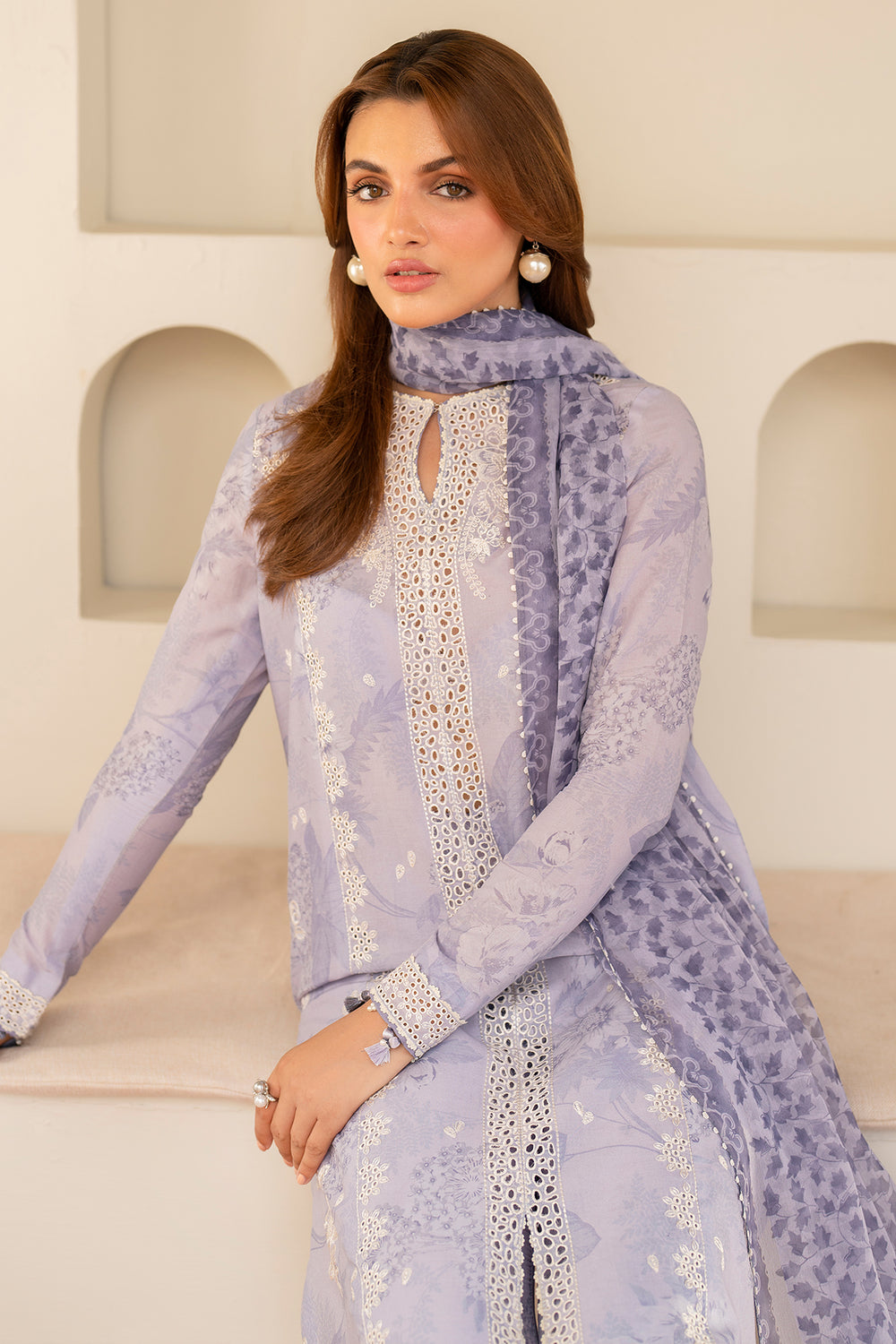 Jazmin | Summer Lawn | USE-9049 - Official Jazmin - Agha Fabrics UK