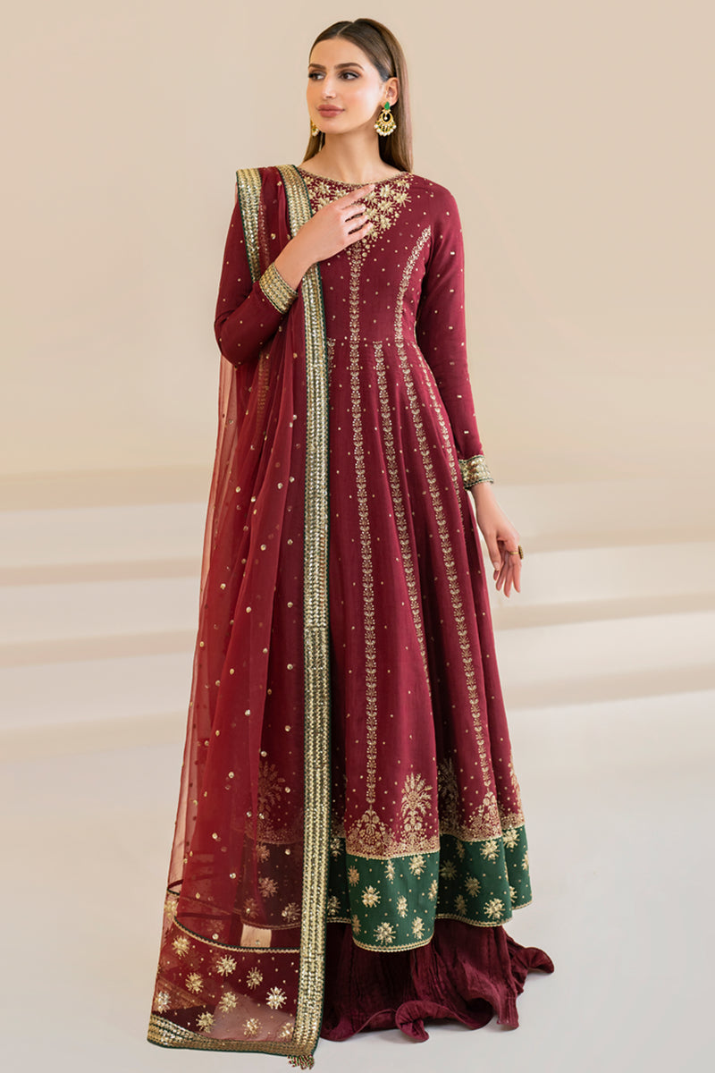 Jazmin | Formals Collection | Raw Silk UR-7018 - Official Jazmin - Agha Fabrics UK