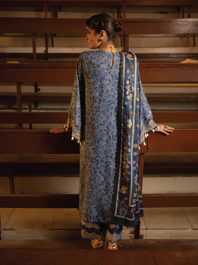 Faiza Faisal | Maya Luxury Lawn | Gamze - Official Faiza Faisal - Agha Fabrics UK