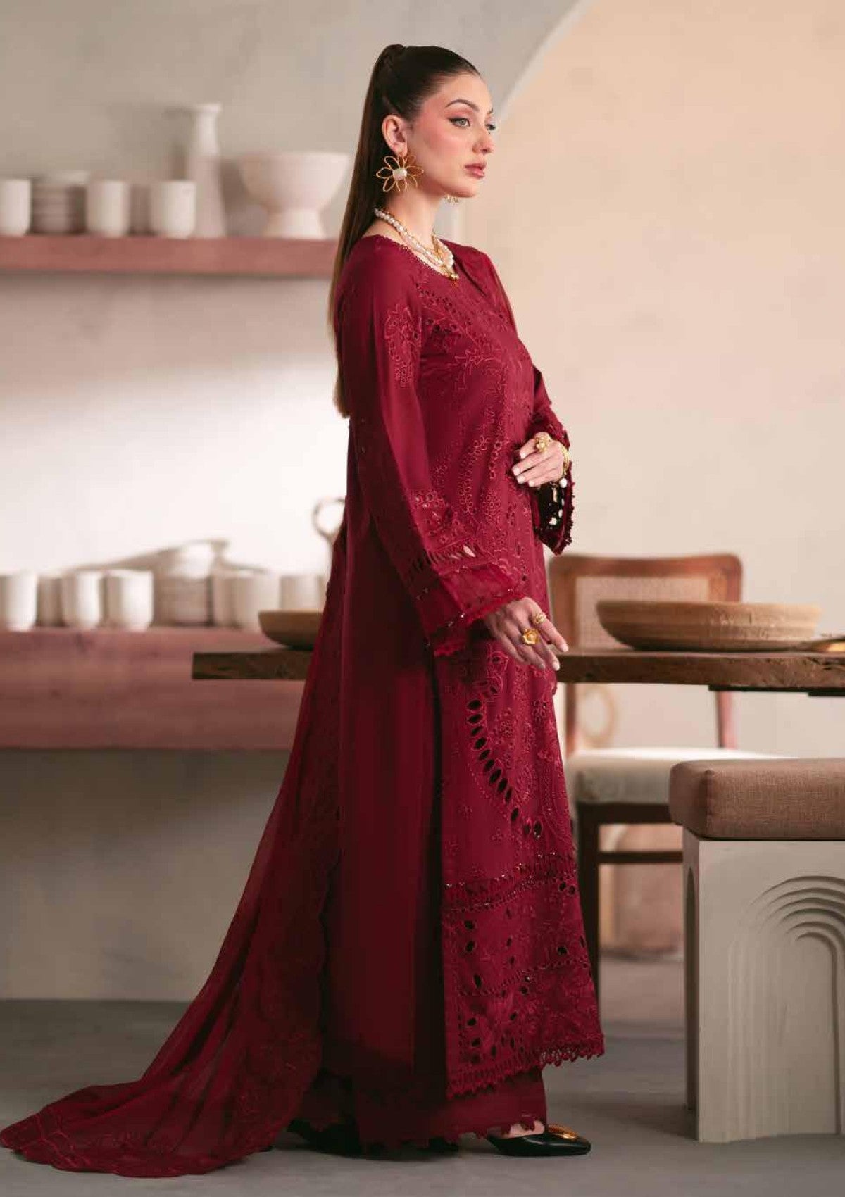 Winter Collection - Nureh - Exclusive Karandi - NK24#104 - Official Nureh - Agha Fabrics UK