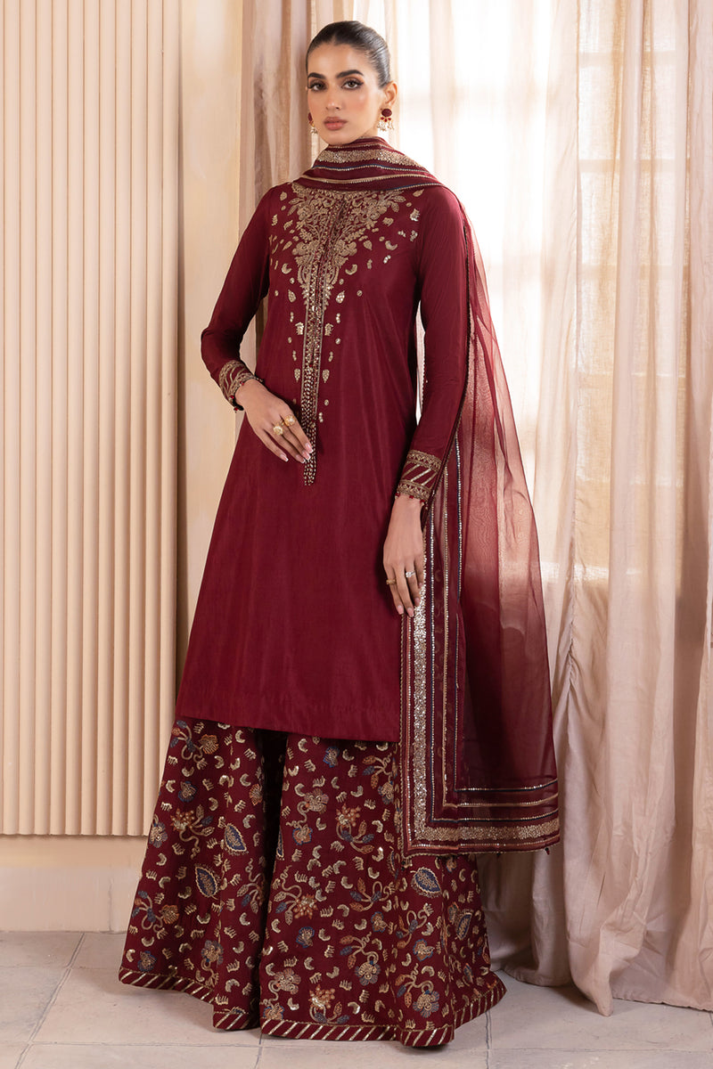 Jazmin | Formals Collection | RAW SILK UR-7016 - Official Jazmin - Agha Fabrics UK