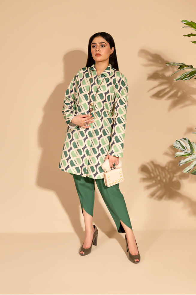 Fozia Khalid | Print Edit | Emeraude - Official Fozia Khalid - Agha Fabrics UK