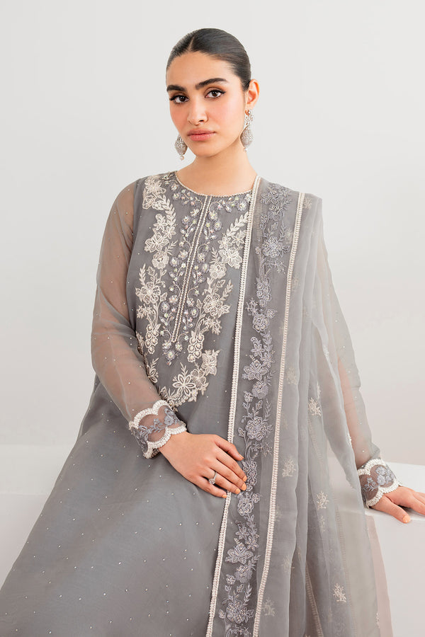 Baroque | Luxury Pret 25 | EMBROIDERED CHIFFON PR-991 - Official Baroque - Agha Fabrics UK