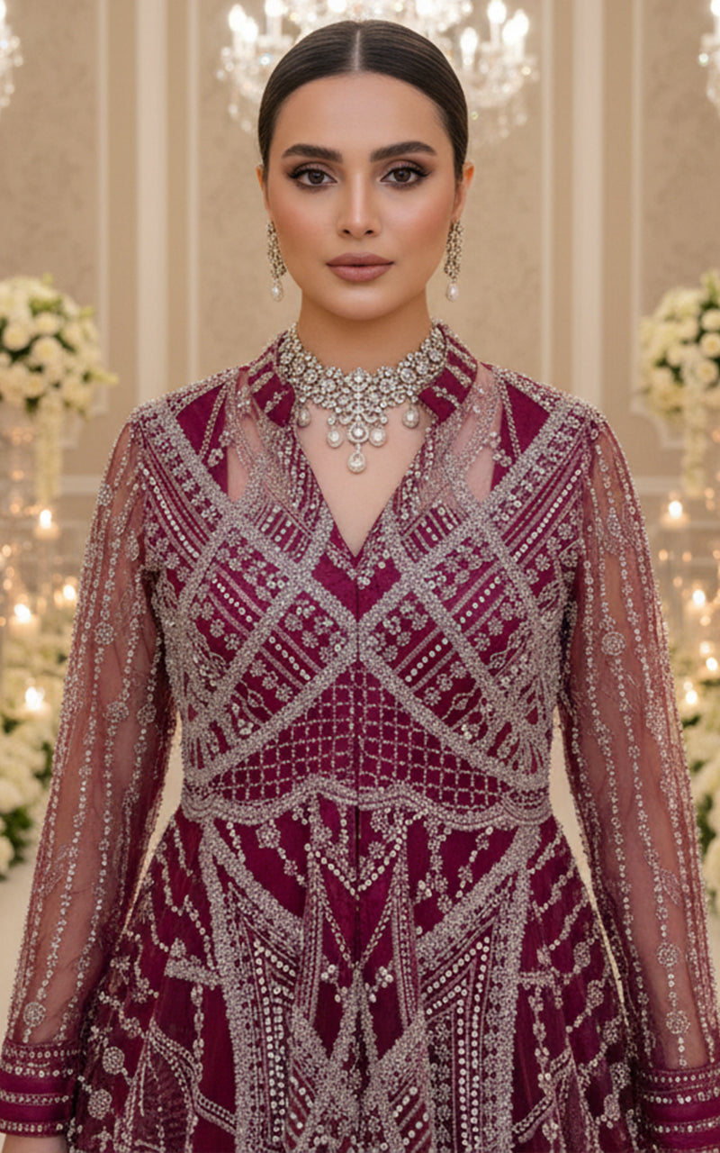 Threads and Motifs | Formal Dresses 25 | EMBROIDERED PEPLUM WITH SKIRT