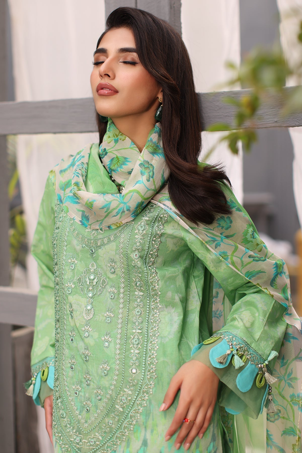 Charizma | Lawn Collection 24 | CCS4-01 - Official Charizma - Agha Fabrics UK