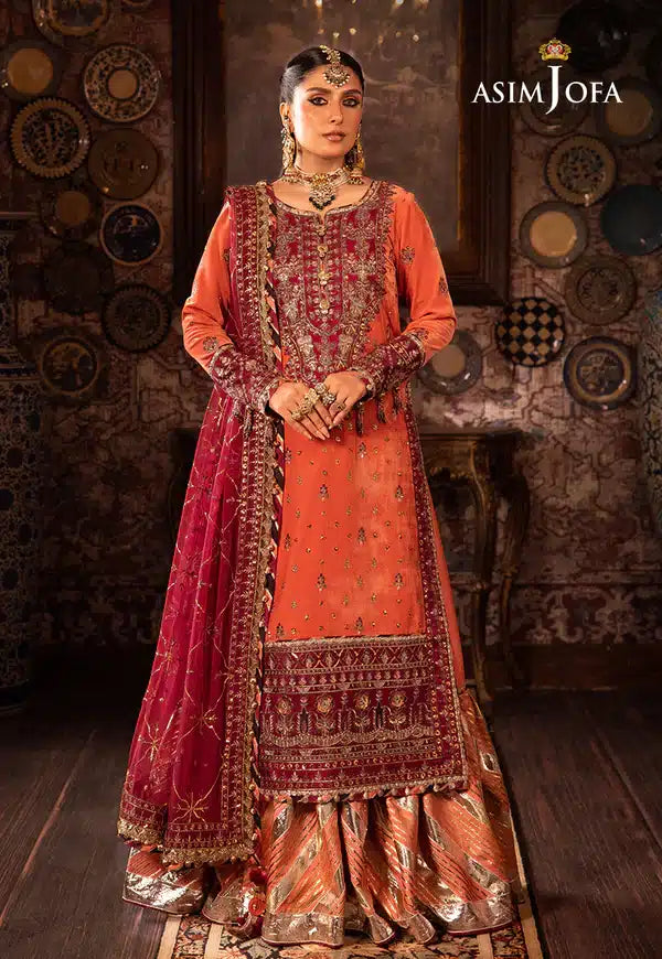 Asim Jofa | Makhmal Wedding Velvet 23 | AJMM-01 - Official Asim Jofa - Agha Fabrics UK