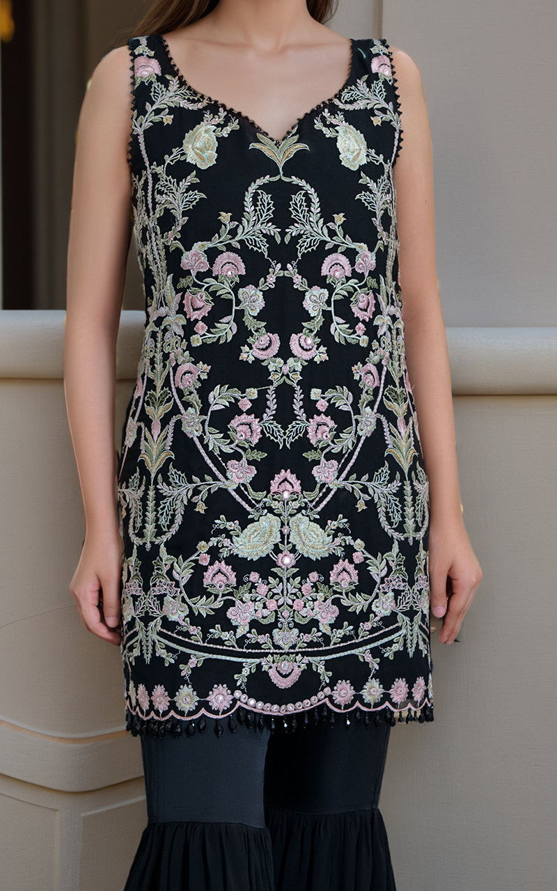 Threads and Motifs | Formal Dresses 25 | Chiffon Embroidered Shirt